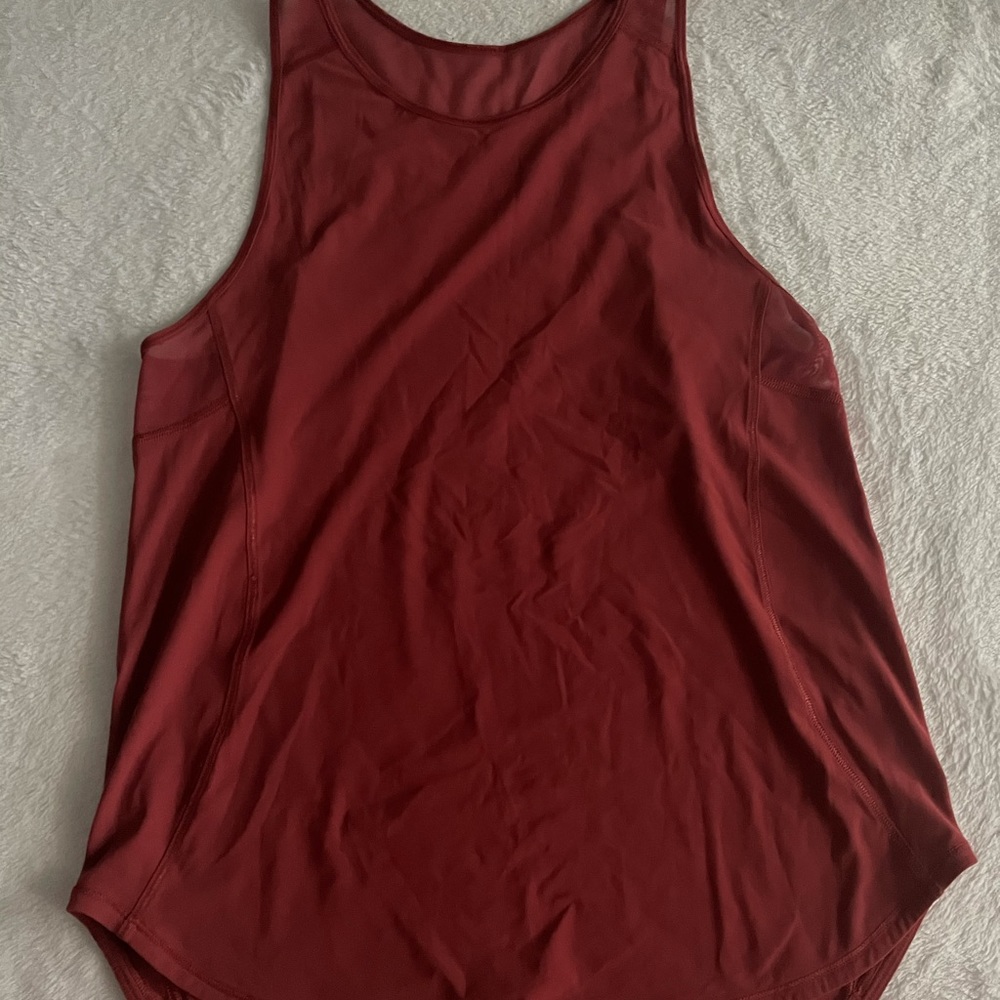 Lululemon Sculpt Tank II-Size 6 
-Dark Sport Red